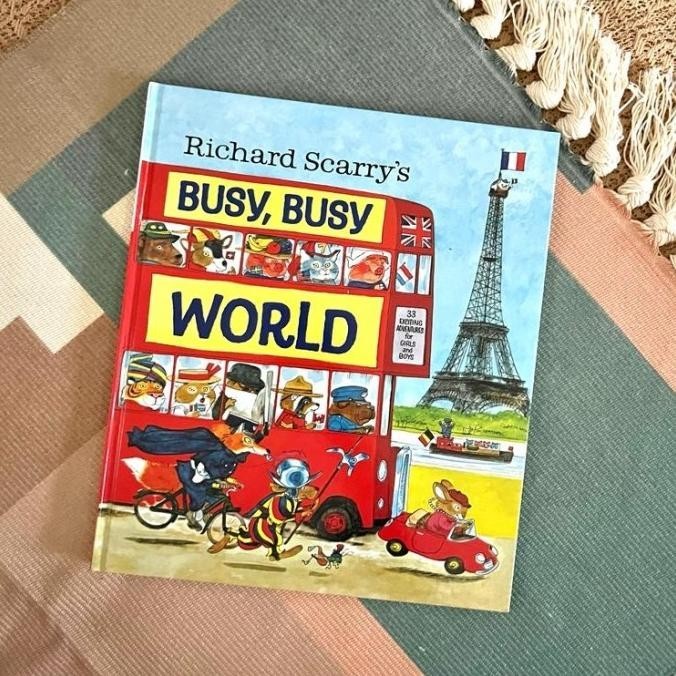 [Ready Stock] Richard Scarry'S Busy, Busy World (Hardcover) Richard Scary