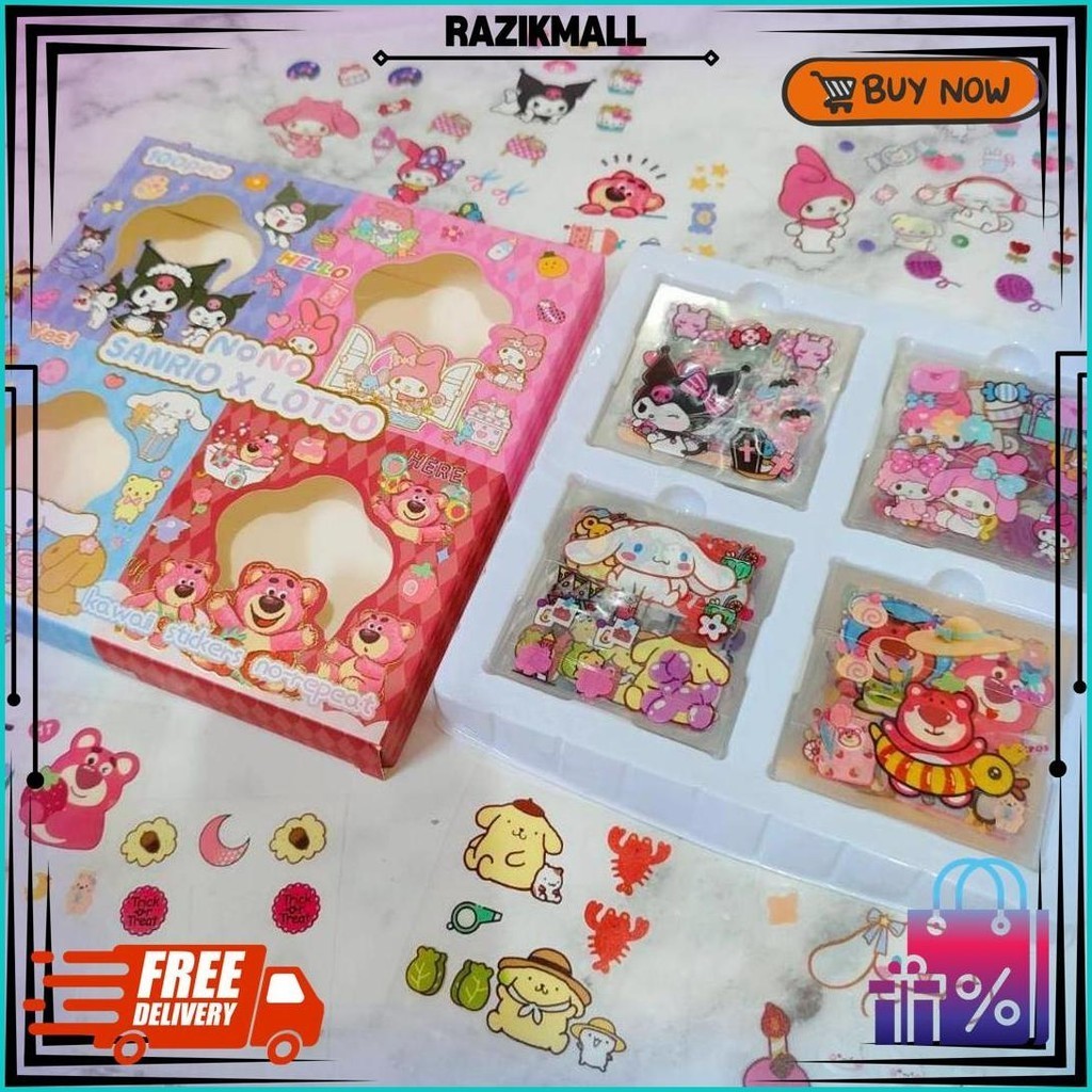 

Stiker 2D 100 Lembar Sticker Momo Kartun Korea Lucu Anti Air Promo