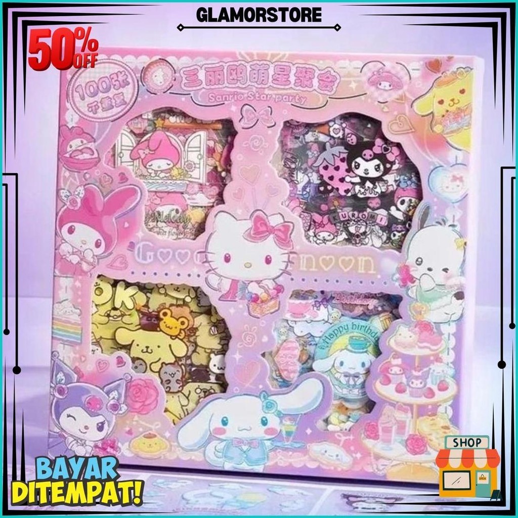 

Sticker Masu/Sanrio Isi 100 Pcs Sale