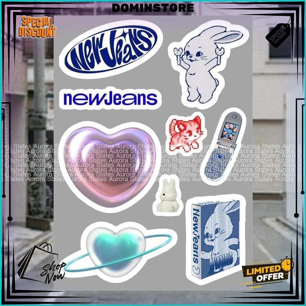 

New Jeans Sticker Aesthetic | New Jeans Stiker Jurnal | Sticker Jurnal New Jeans Cod