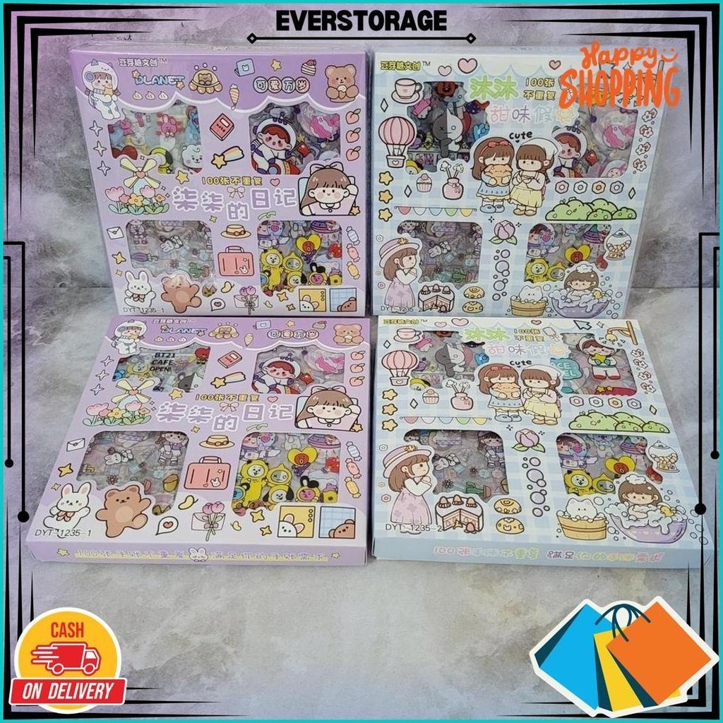

Stiker Momo X Bts 100 Pcs Stiker Motif Korea Lucu Anti Air Stiker Waterproof Isi 100 Gratis Ongkir