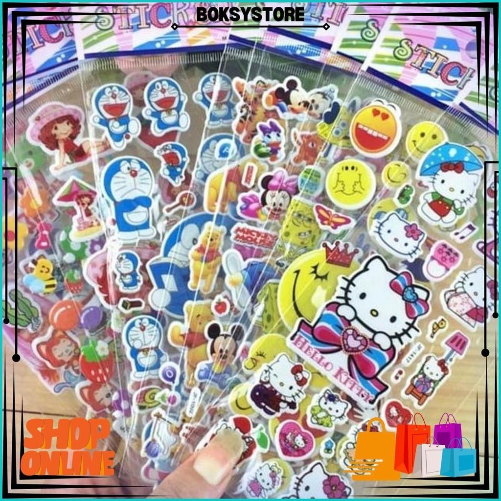 

Tweedytoys - Stiker Anak Lucu / Sticker Timbul Random / Stiker Anak Tempel 3D / Sticker Karakter Sale