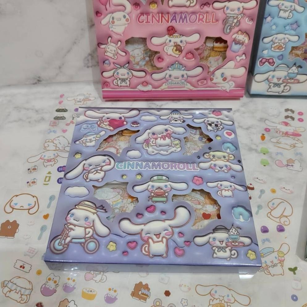 

Stiker Sanrio Cinnamoroll 2D 100 Lembar Sticker Anak Kartun Korea Lucu Anti Air Promo