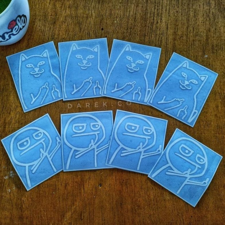 

Stiker Middle Finger Fucek Cutting, Emote Fucek, Stiker Animasi Lucu Cod