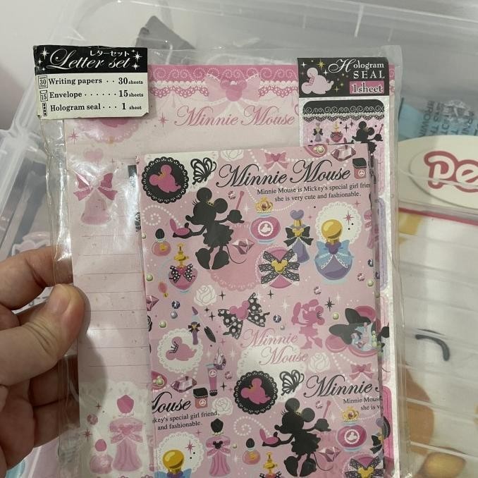

minnie mouse letter set thick / kertas surat minnie mouse japan
