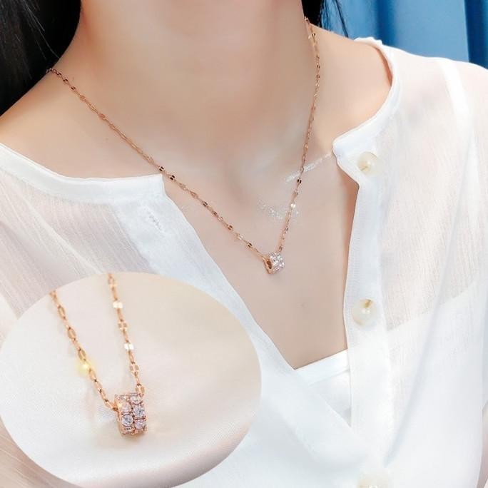 Kalung roll full zircon/kalung titanium roll/kalung zircon anti karat