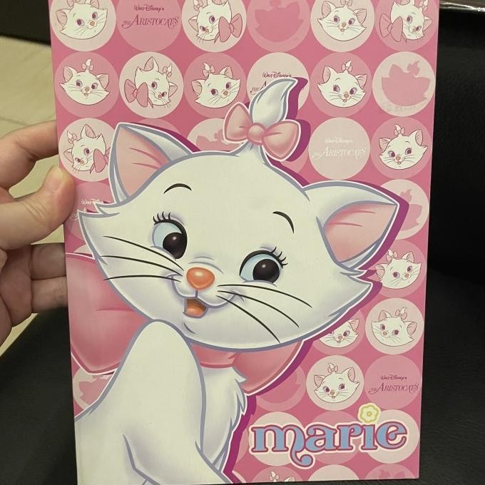 

marie cat note book / buku tulis marie cat / disney note book