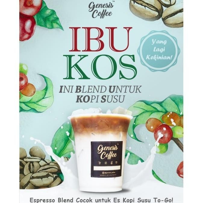 

Ibu Kos (Ini Blend Untuk Kopi Susu) / Es Kopi Susu Blend Kemasan 1Kg