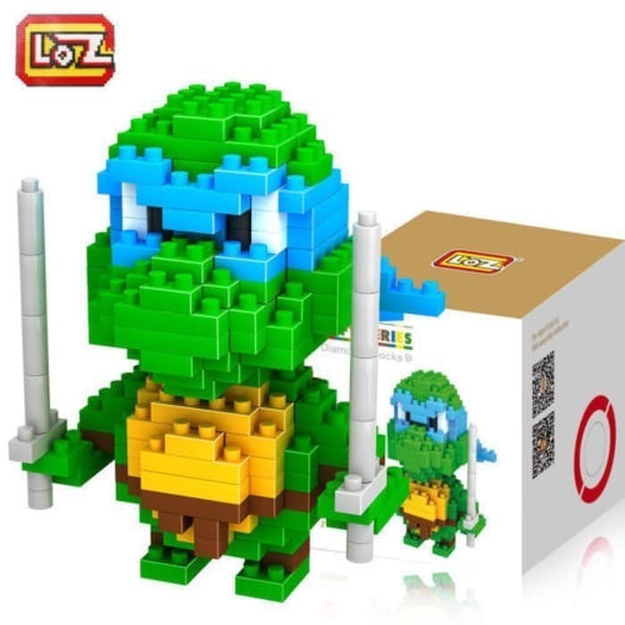 Leonardo Ninja Turtle 9151 Lego Nano Blo/Ni Bri Merk Loz