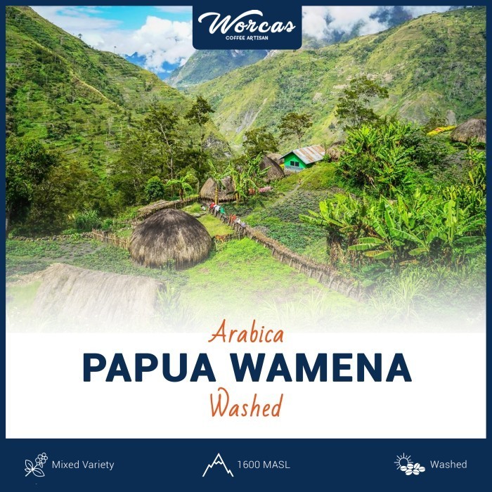 

Papua Wamena Arabica Green Bean 1Kg (Biji Kopi Mentah)
