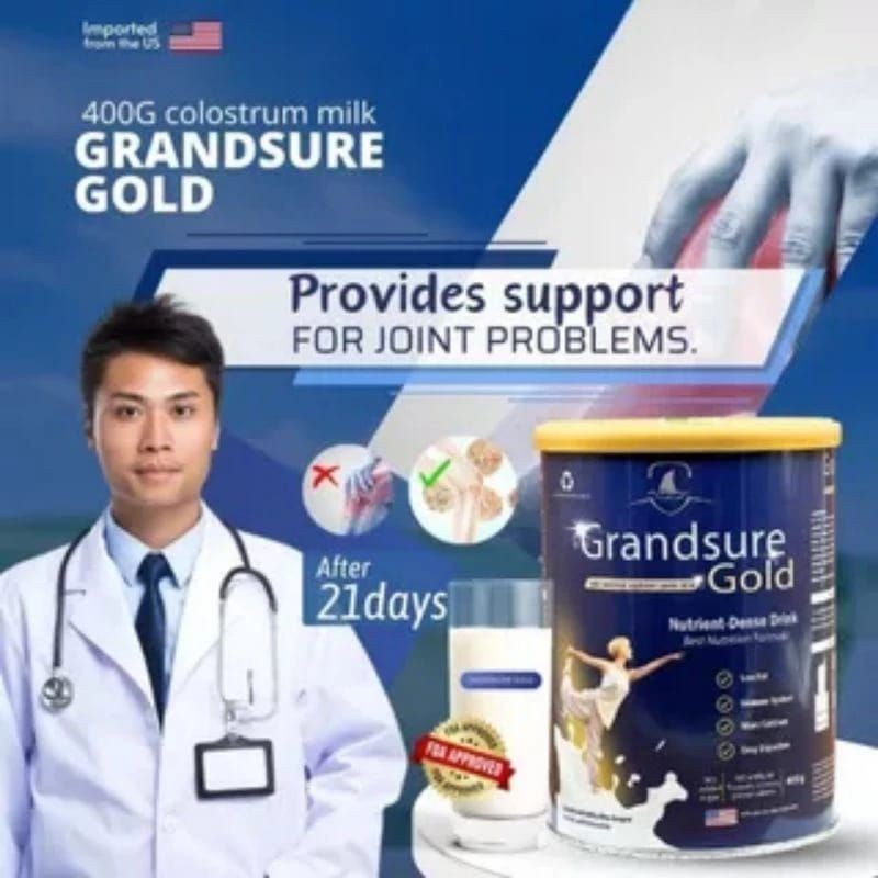 

GRANDSURE GOLD KEMASAN BOX - HARGA UNTUK 1 BOX - GRANDSURE GOLD SUSU ORIGINAL KHUSUS TULANG