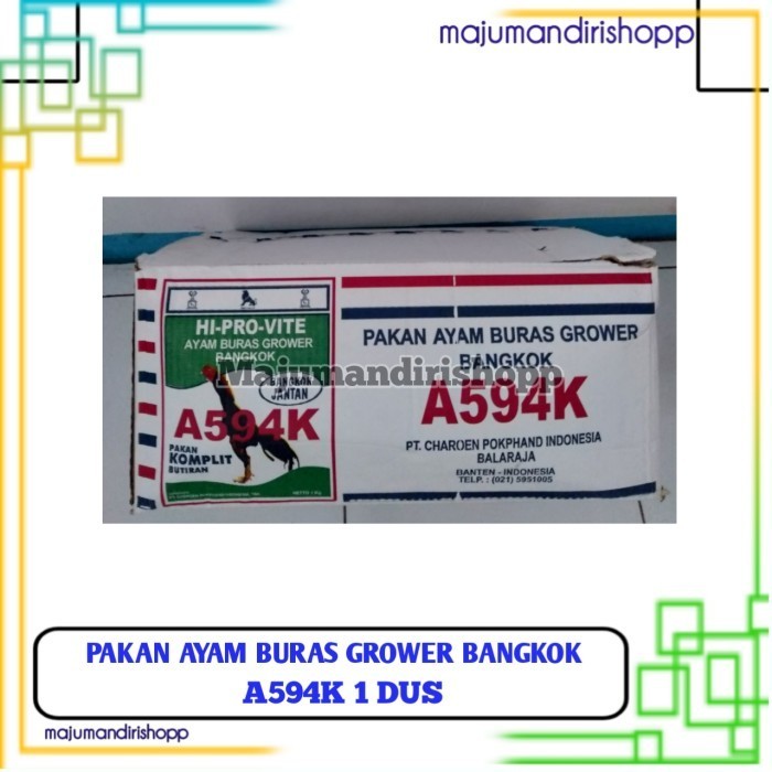 Pakan Ayam Bangkok A594K Hiprovite 1 Dus