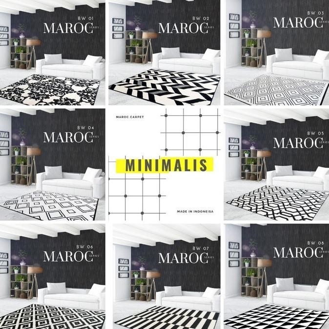 KARPET MAROC 160X210 MONOKROM