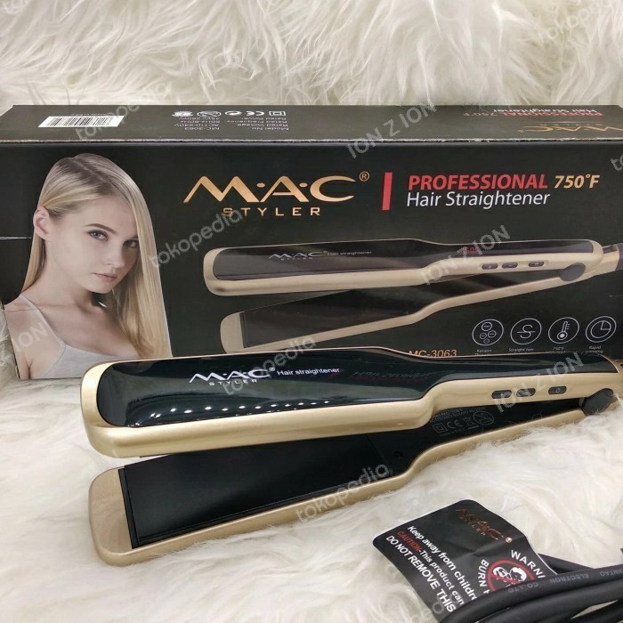 Catokan Rambut Salon Smoothing Mac Gold Styler