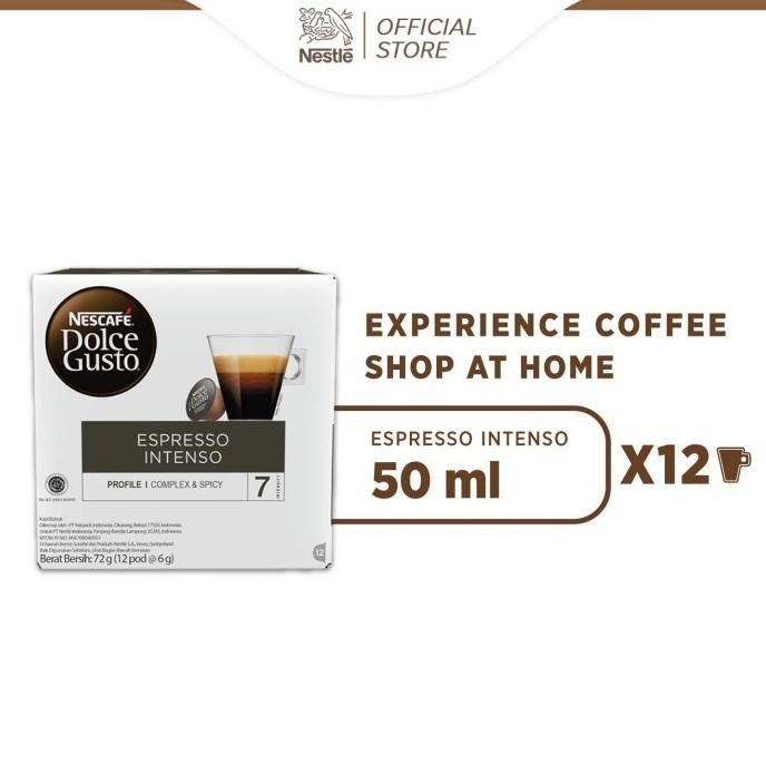 

Nescaf Dolce Gusto Espresso Intenso 1 Box (12 Kapsul = 12 Gelas)