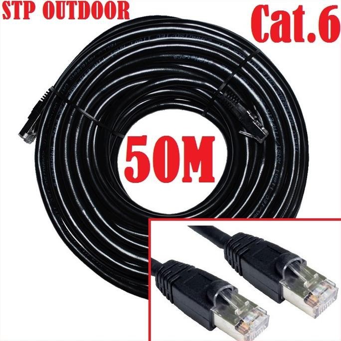Kabel LAN OUTDOOR STP CAT6 50Meter FTP 50M Outdoor 50 Meter