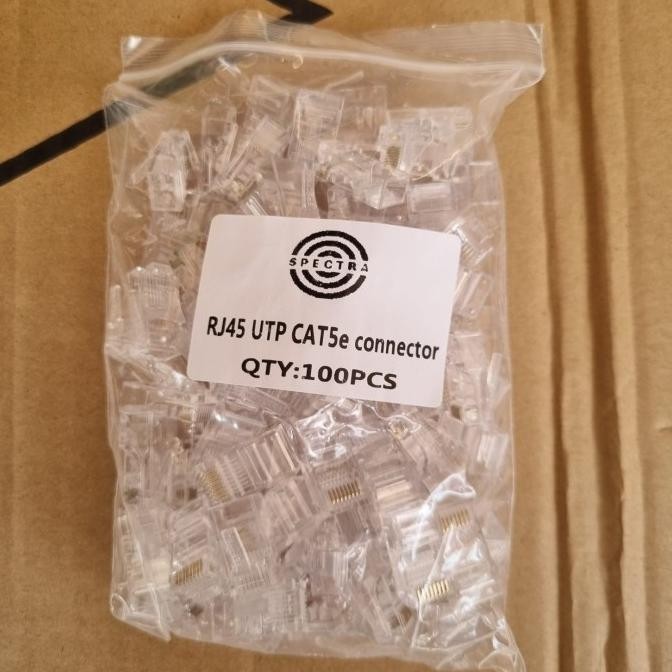 Konektor Rj45 Spectra Utp Cat5e Rj 45 100Pcs
