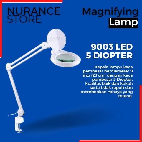 

Jual Magnifying Lamp / Kaca Pembesar Llight 9003 Led ( 5 Diopter )