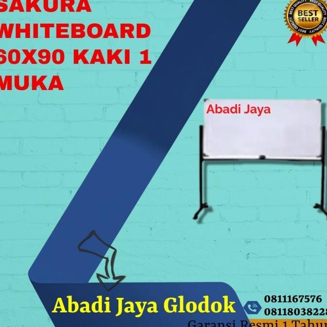 

Jual Sakura Whiteboard 60X90 Kaki 1 Muka