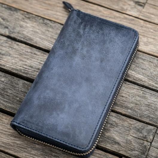 

Jual Galen Leather Leather Zippered 3 Slots Pen Case