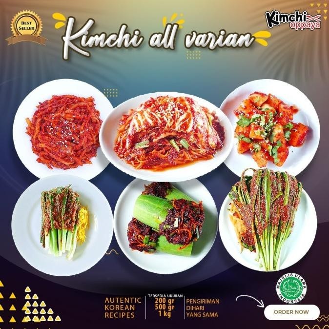 

Kimchi Oppaya - 200 Gram Kimchi Korea Makanan Korea Halal Semua Varian