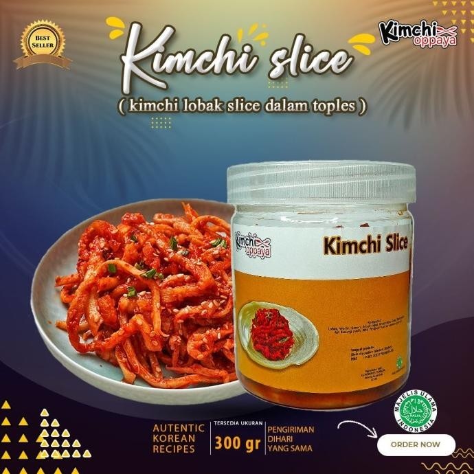 

Kimchi Fresh Korea Halal Kimchi In Jar Plastik | Kimchi Oppaya (300g)