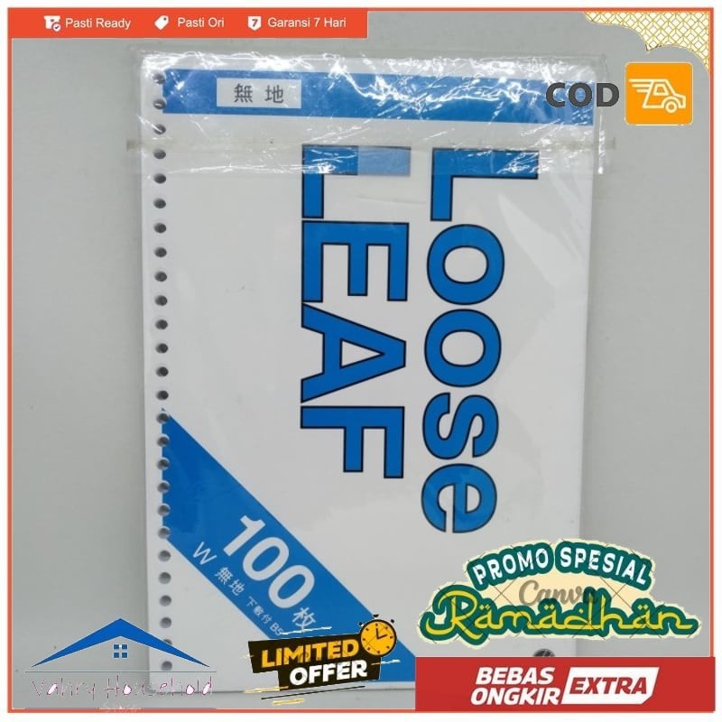 

Kertas LOOSE LEAF L-100 P