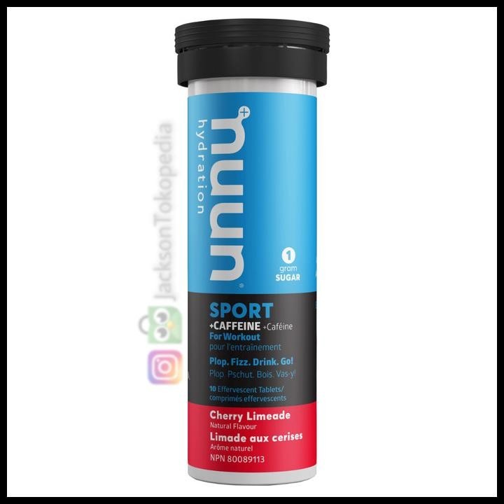 

Nuun Energy Cherry Limeade + Caffeine /Sport Hydration Electrolyte Tab