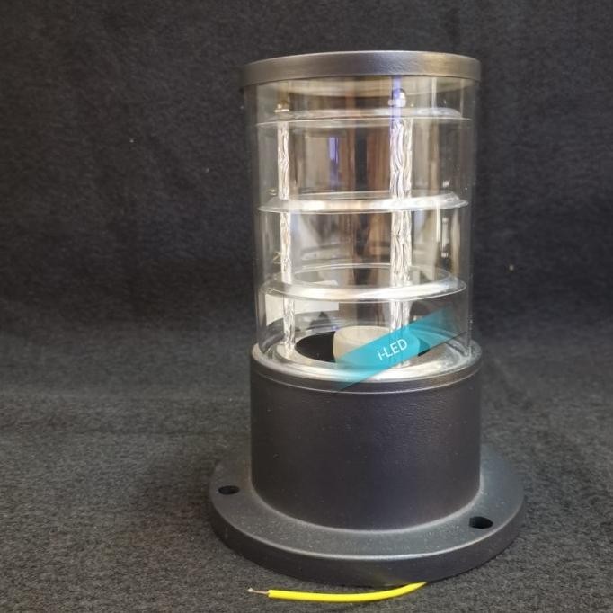 HARGA DISC - Lampu Taman LED Minimalis Tiang 80cm / Pilar / Pagar E27 Bulat Outdoor