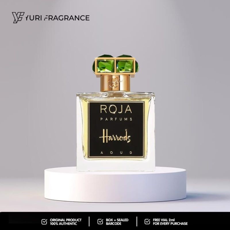 Roja Parfums Harrods Pour Homme 50ml Original Box Segel Lengkap