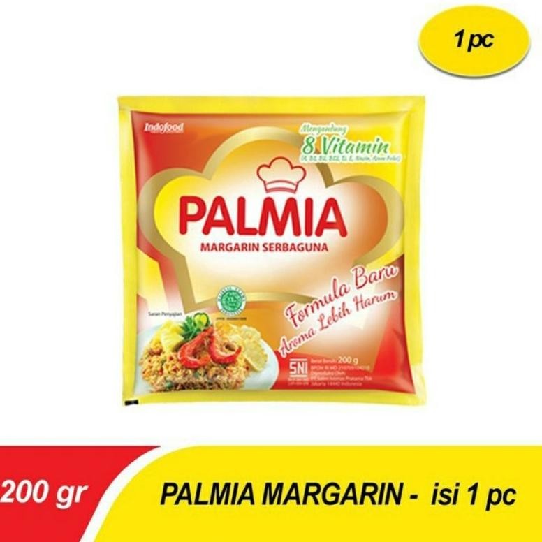 

New Produk Palmia Margarin 200Gr / Palmia Butter .