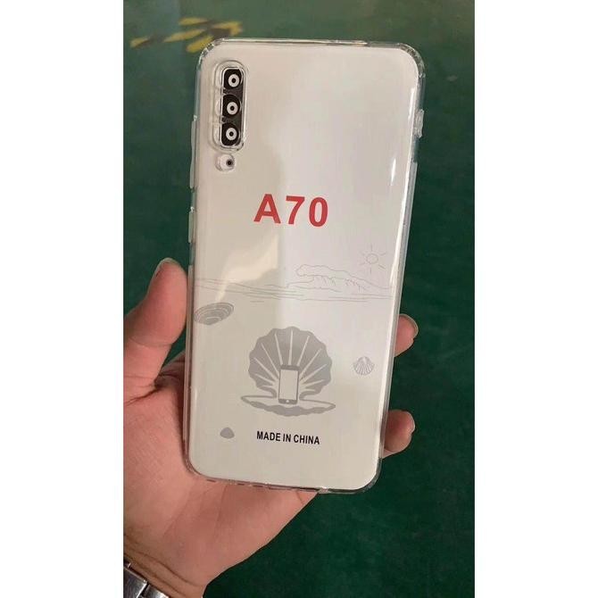 Airbag Soft Samsung A70 clear case casing cover transparan