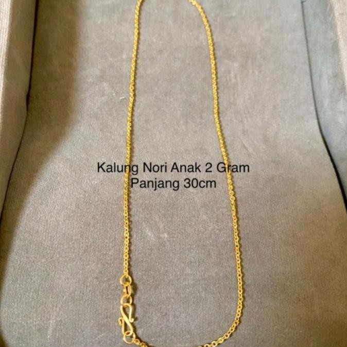 kalung Emas Muda Anak Rantai Nori 2gram