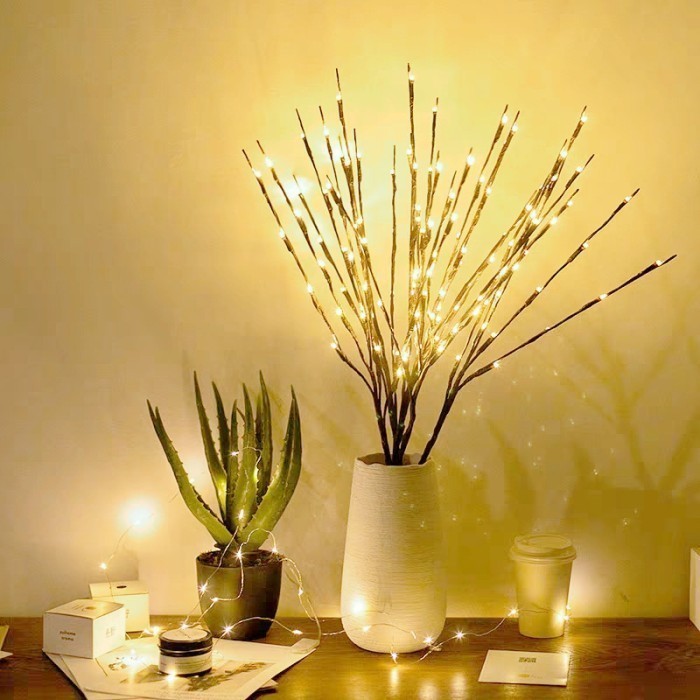 PROMO LAMPU HIAS LED RANTING DENGAN USB BAHAN KAWAT / LAMPU POHON RANTING #ORIGINAL