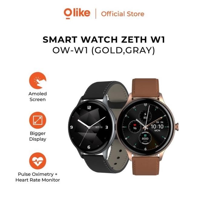 Olike Smartwatch Zeth W1 Jam Tangan Pintar Amoled