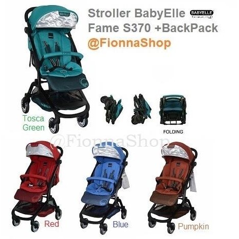 Stroller kereta Bayi BabyElle Fame S370 lipat kecil bisa gojek