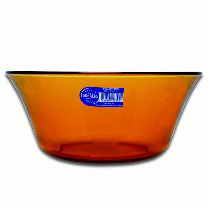 Duralex Glass Amber Bowl 23 Cm (2008Df06 )Mangkuk Sayur / Mangkuk Nasi