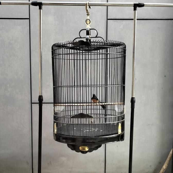Twi Stand Hanger Gantungan Sangkar Burung Tiang Jemuran Multifungsi Besi