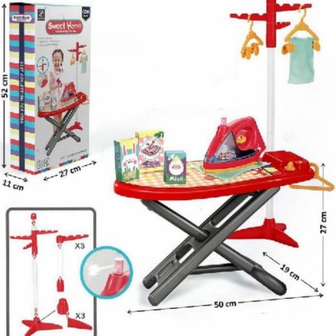 HARGA DISC - MAINAN MEJA SETRIKA ANAK SWEET HOME IRON TABLE SET
