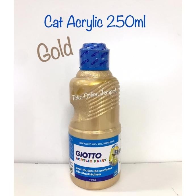 

Cat Arylic Gold Silver Giotto 250Ml Paint Akrilik Cet Kanvas Atk0796Gt Fany Mall