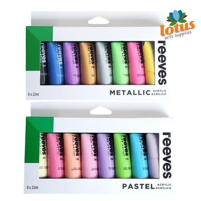 

Reeves Acrylic Pastel Set 8X22Ml Cat Akrilik Kanvas Kertas Kayu Kaca Fany Mall