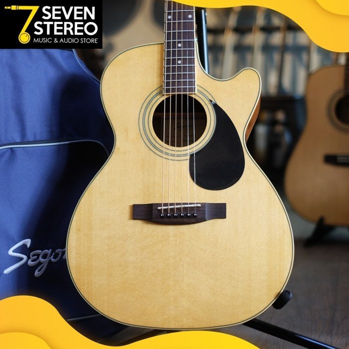 Ami Segovia Fc07Gn Fc-07 Gn Gitar Akustik Elektrik Bonus Gigbag Guitar