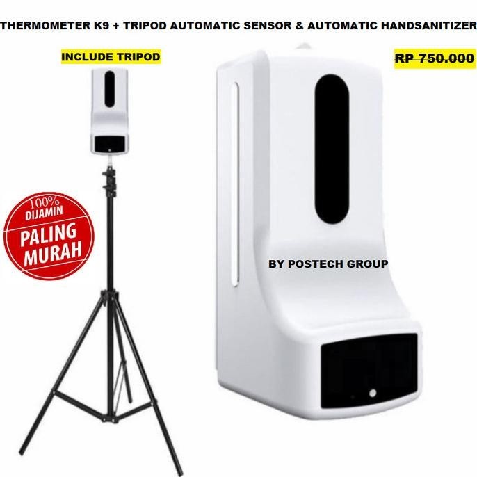 THERMOMETER K9 PRO X + FREE STAND [NON CONTACT] 2IN1 SOAP DISPANSER