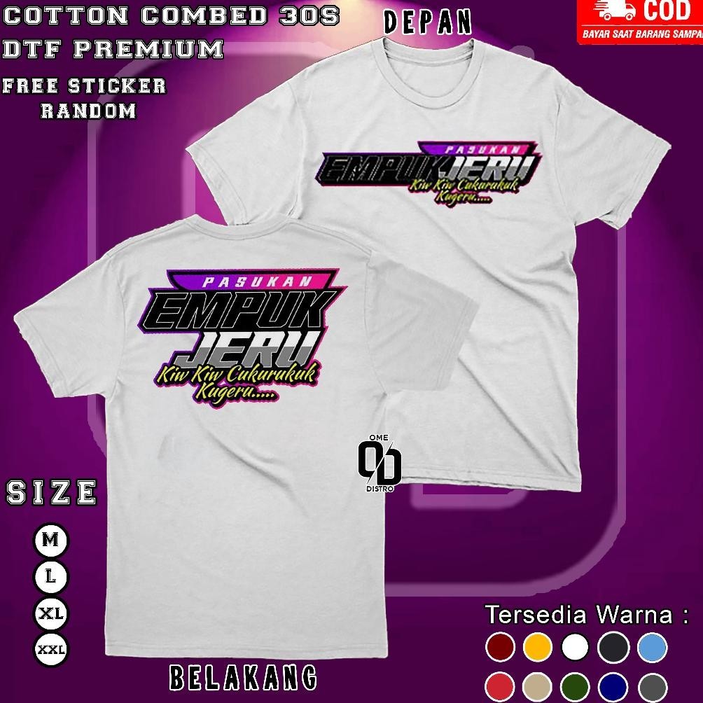 Promo Baju Kaos Resing Mpok Jeru Kiw Kiw Cukurukuk Kukru Mpok Jeru