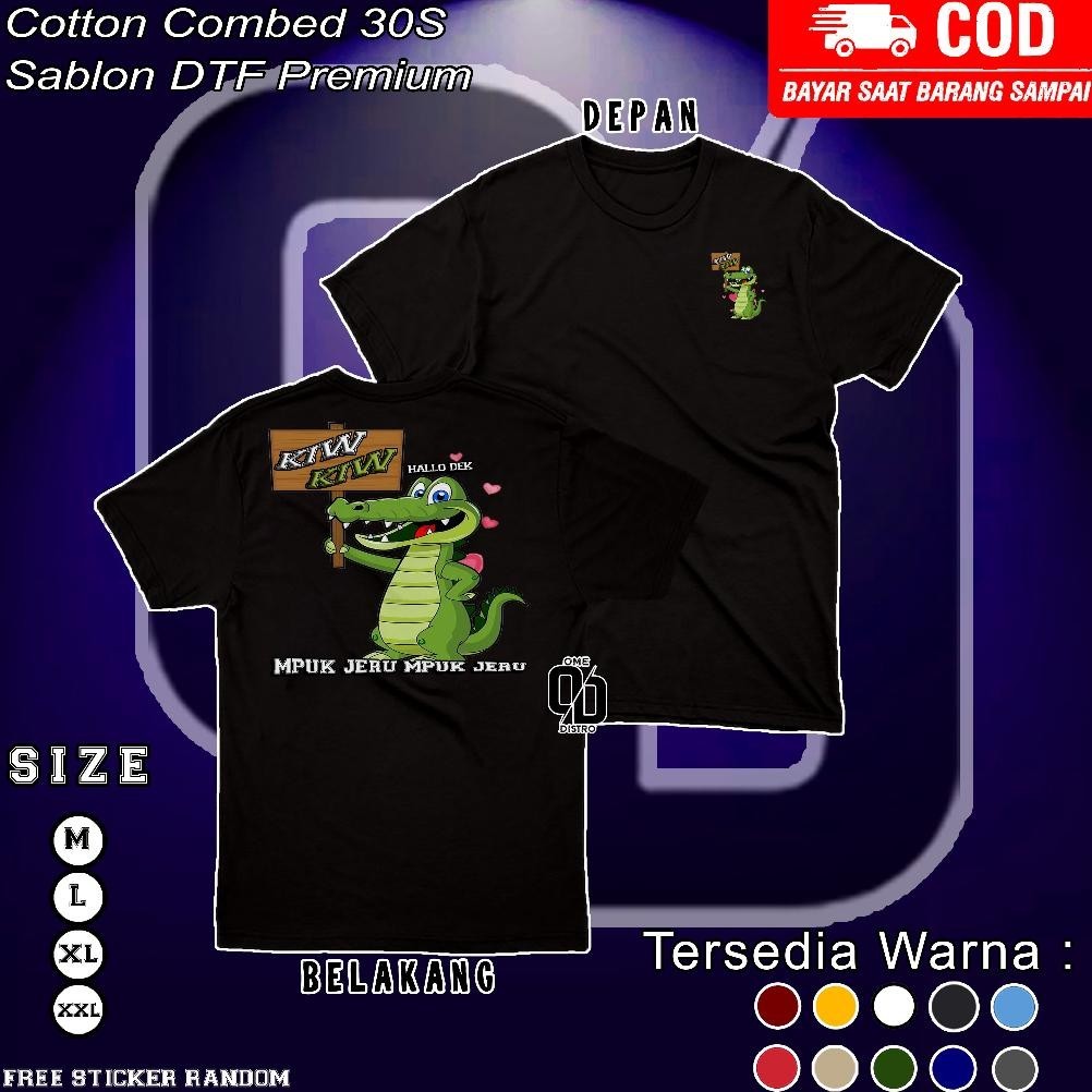 Promo Baju Kaos Resing Mpok Jeru Kiw Kiw Cukurukuk Kukru Mpok Jeru