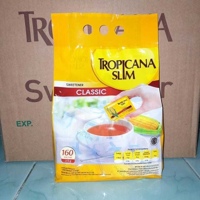 

Tropicana Slim Sweetener Classic 160 Sachet April Staroutlet