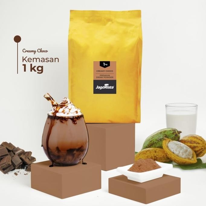 

Premium Gold Creamy Chocolate ( Bubuk Minuman / Bubble Drink Powder ) Tasya Shopstore