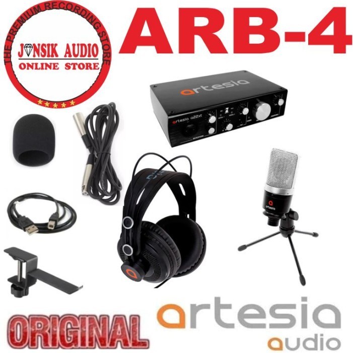 

Artesia ARB4 Studio Recording with Audio Interface Paket