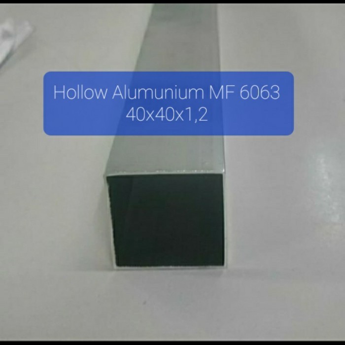 Hollow Alumunium 40 X 40 X 1,2 / Hollo 4X4