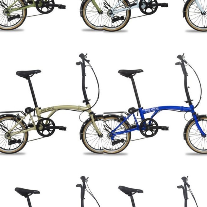 Sepeda Lipat Tiga Trifold Pro Action Parrot 3 Speed